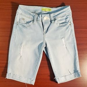 YMI WannaBettaButt Bermuda Jean Shorts